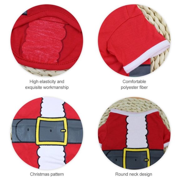 Santa Claus XS Dog Suit - Picture 4 of 7